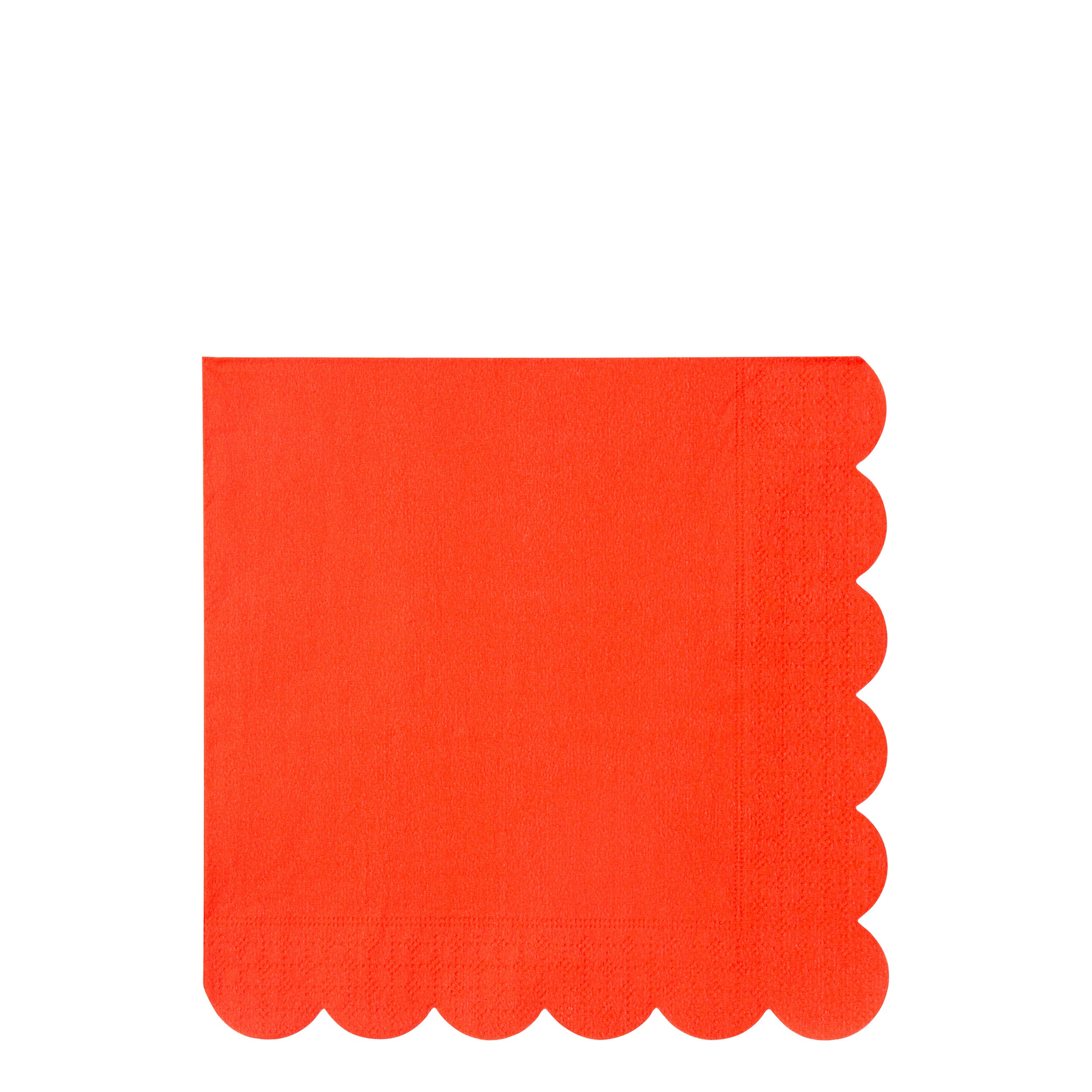 Scalloped Paper Napkins