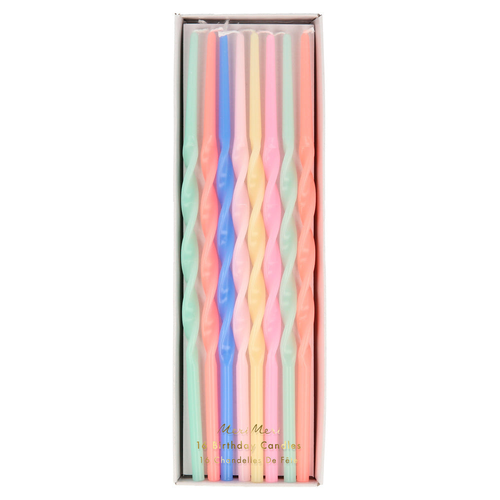 Pastel Twisted Candles