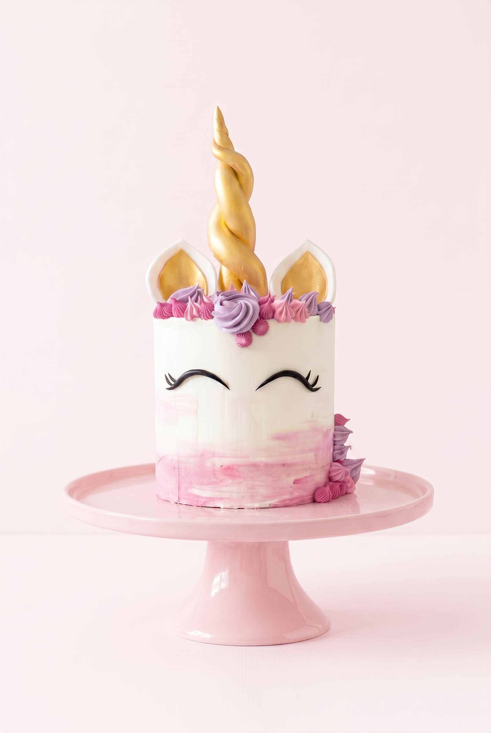 Unicorn Face Cake
